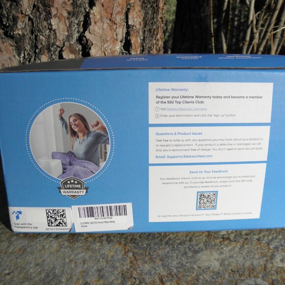 NWT 5 Star United Knee Pillow for side sleepers, hip, back pain, sciatica. - Picture 4 of 16